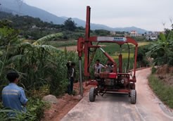 厦门仙景村森林道路护栏施工