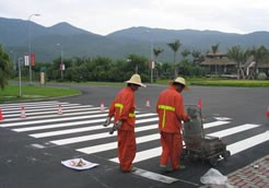 承接福建各地高速,国道,县道等道路标线